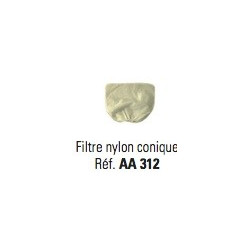 Filtre nylon conique