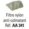 Filtre nylon anti-colmatant