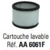 Cartouche lavable