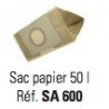10 sacs papier 50 litres