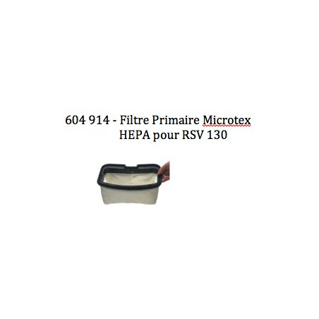 Filtre primaire Microtex HEPA