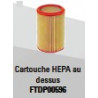 Cartouche HEPA au dessus