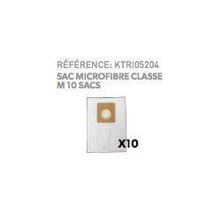 Sac microfibre classe M 10 sacs